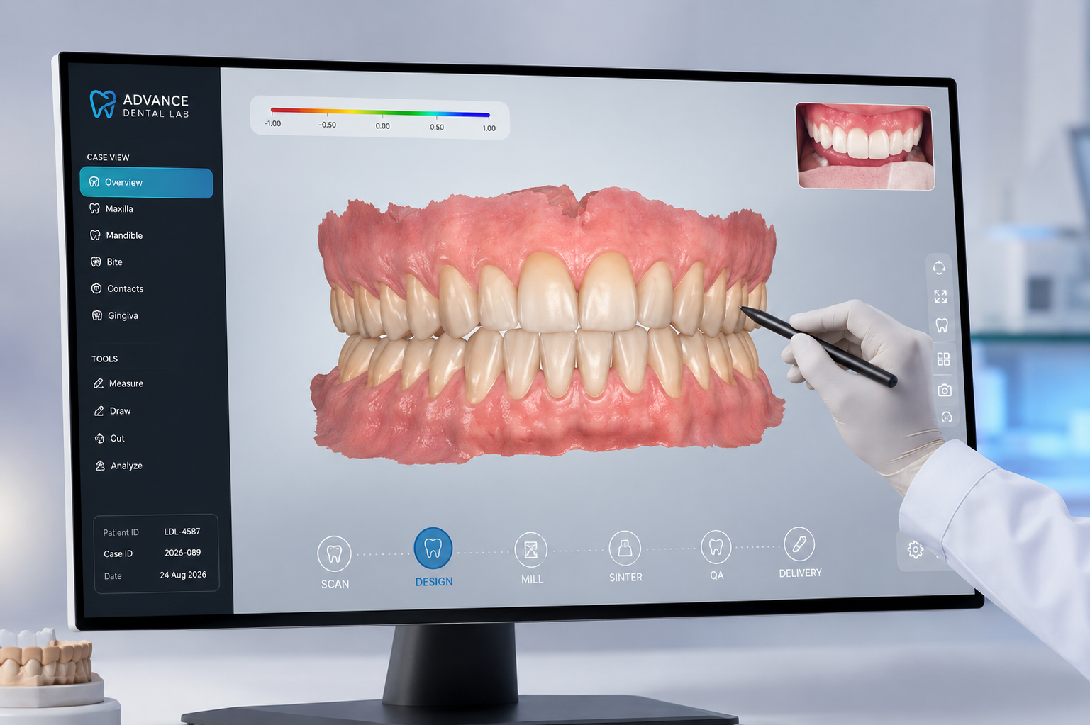 Comprehensive case assessment and diagnosis to develop precise, customized dental solutions tailored to each patient’s needs.